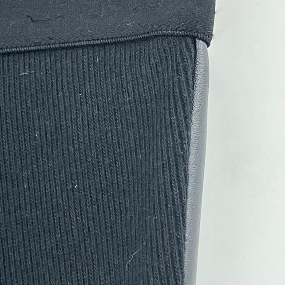 SACAI S Mixed-Media Faux Leather Leggings 0714 small black vegan - Picture 7 of 14